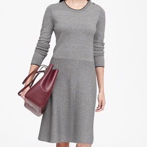 Banana Republic Ribbed Sweater Dress